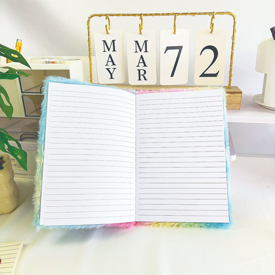 A5 प्यारा अल्पाका डायरी आलीशान नोटबुक