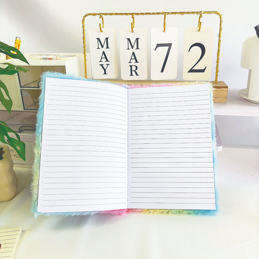 A5 प्यारा बिरालो डायरी आलीशान नोटबुक