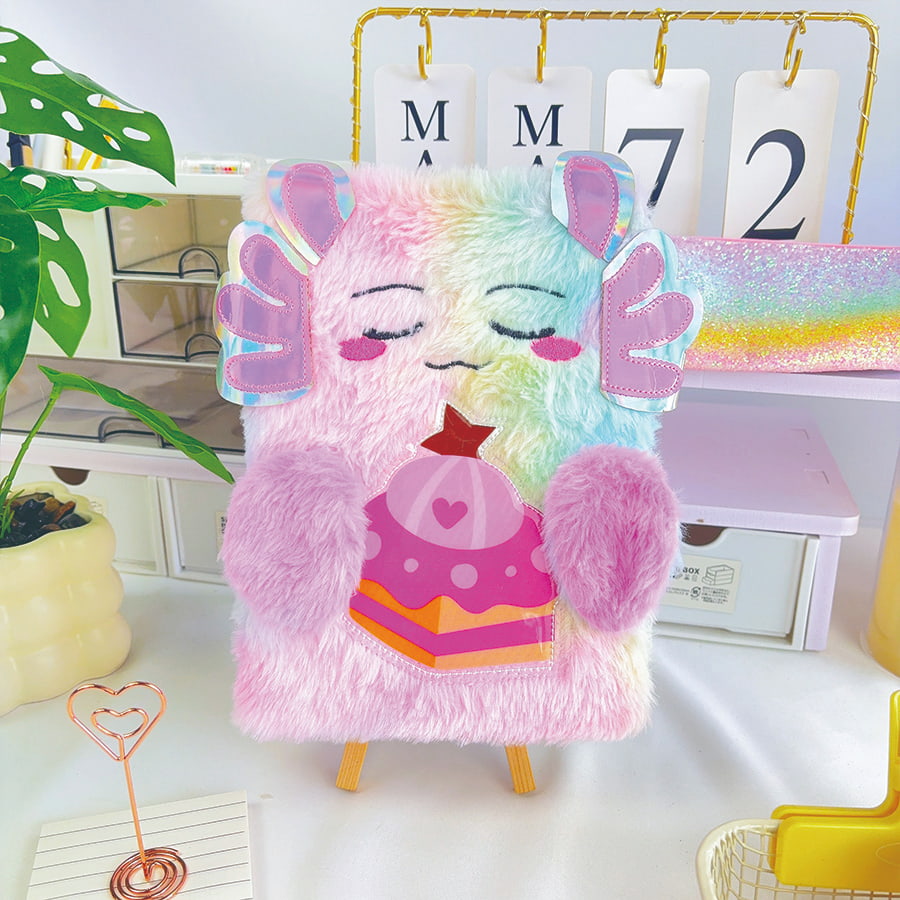 A5 प्यारा राक्षस डायरी आलीशान नोटबुक