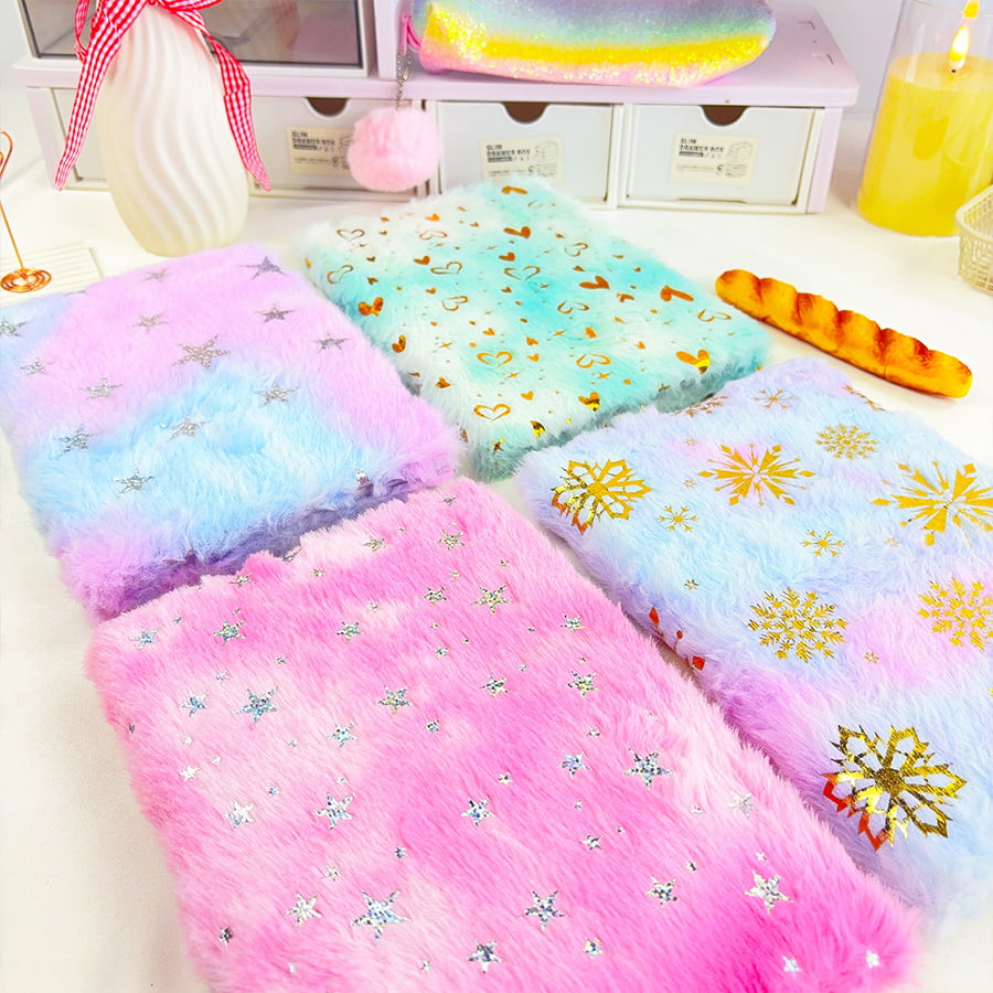 A5 प्यारा स्टार डायरी आलीशान नोटबुक